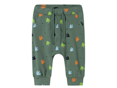 Name It dark forest dino footprint pants